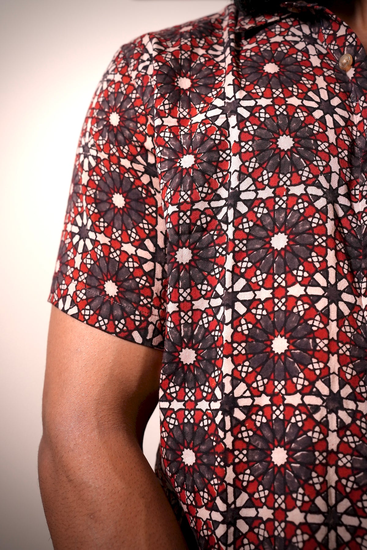 AJRAKH MAJET CIRCULAR SHIRT