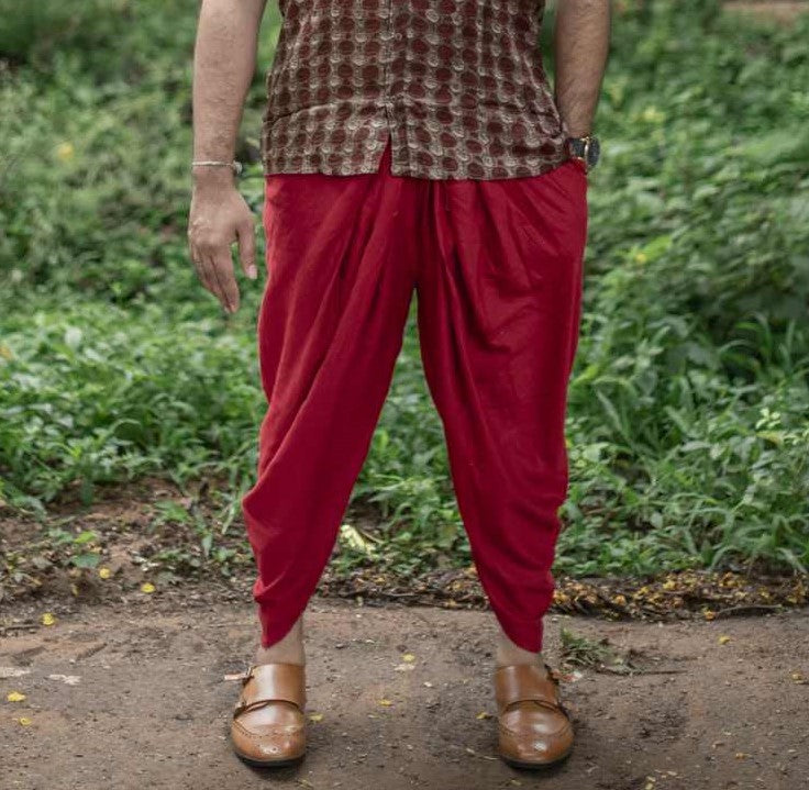 MAROON AFGHAN PANTS