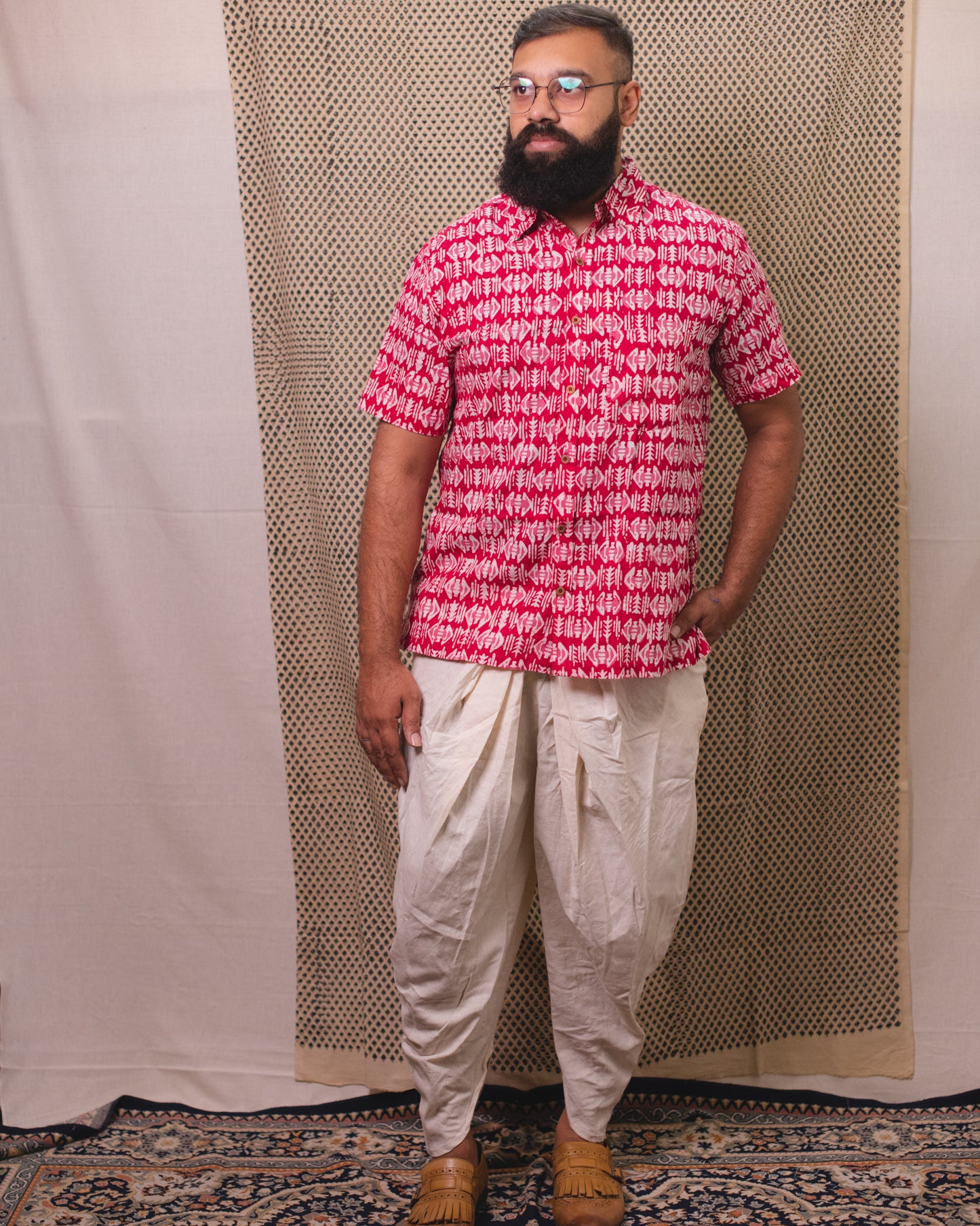 BATIK ALIZARIN RED SHIRT