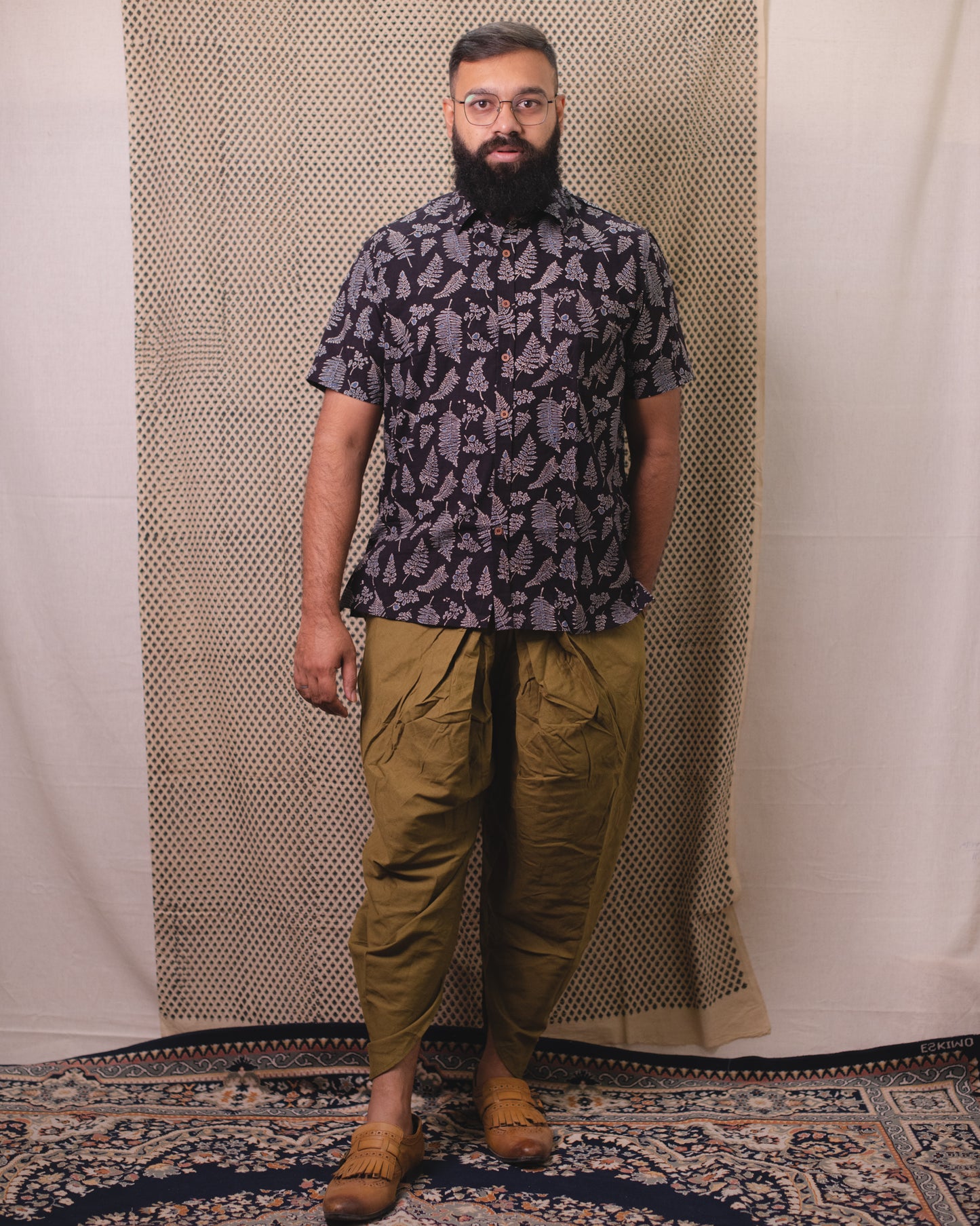 OLIVE GREEN AFGHAN PANTS