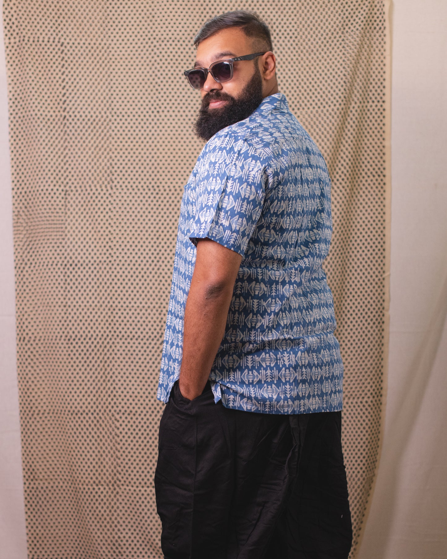 BATIK CERULEAN BLUE SHIRT