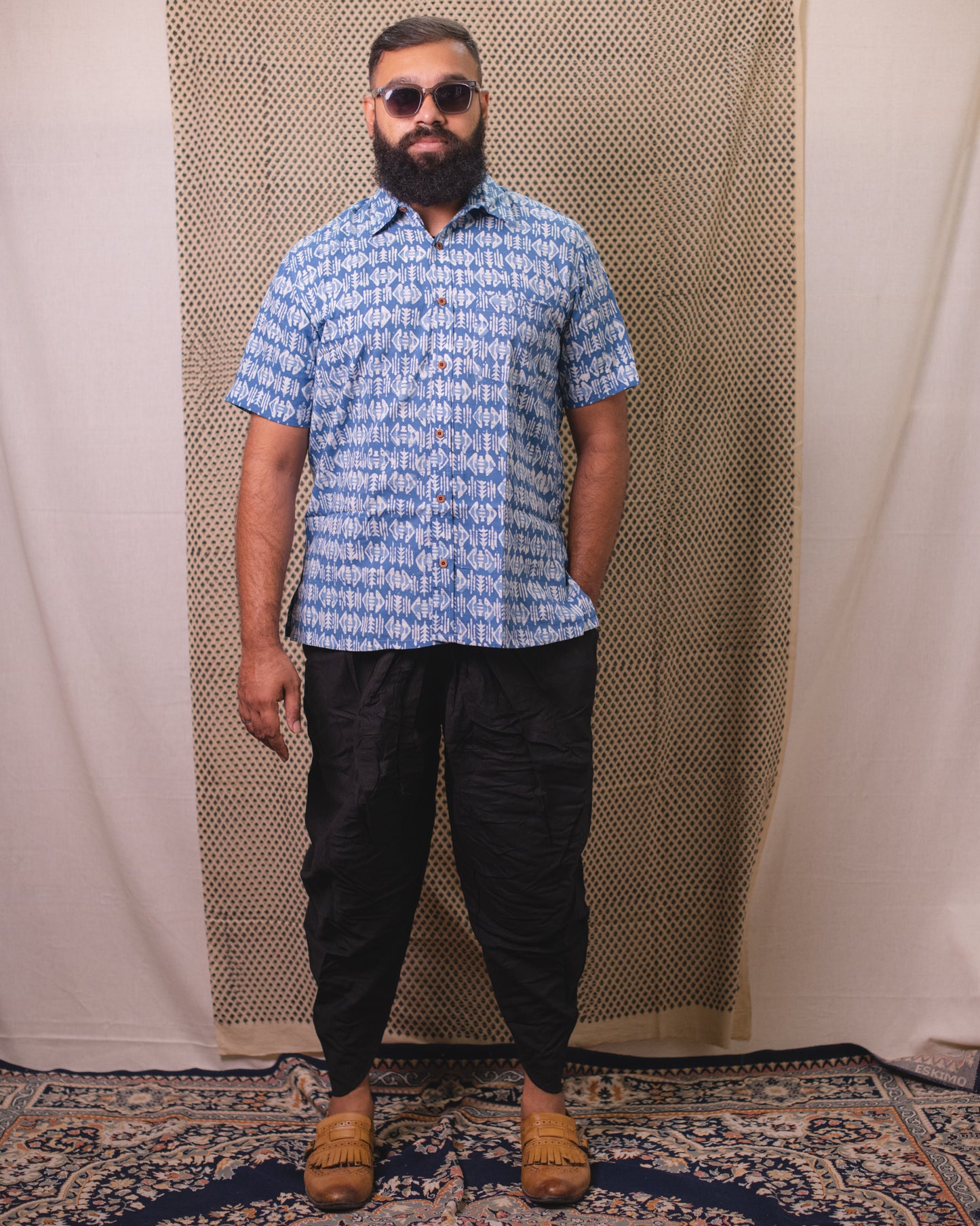 BATIK CERULEAN BLUE SHIRT