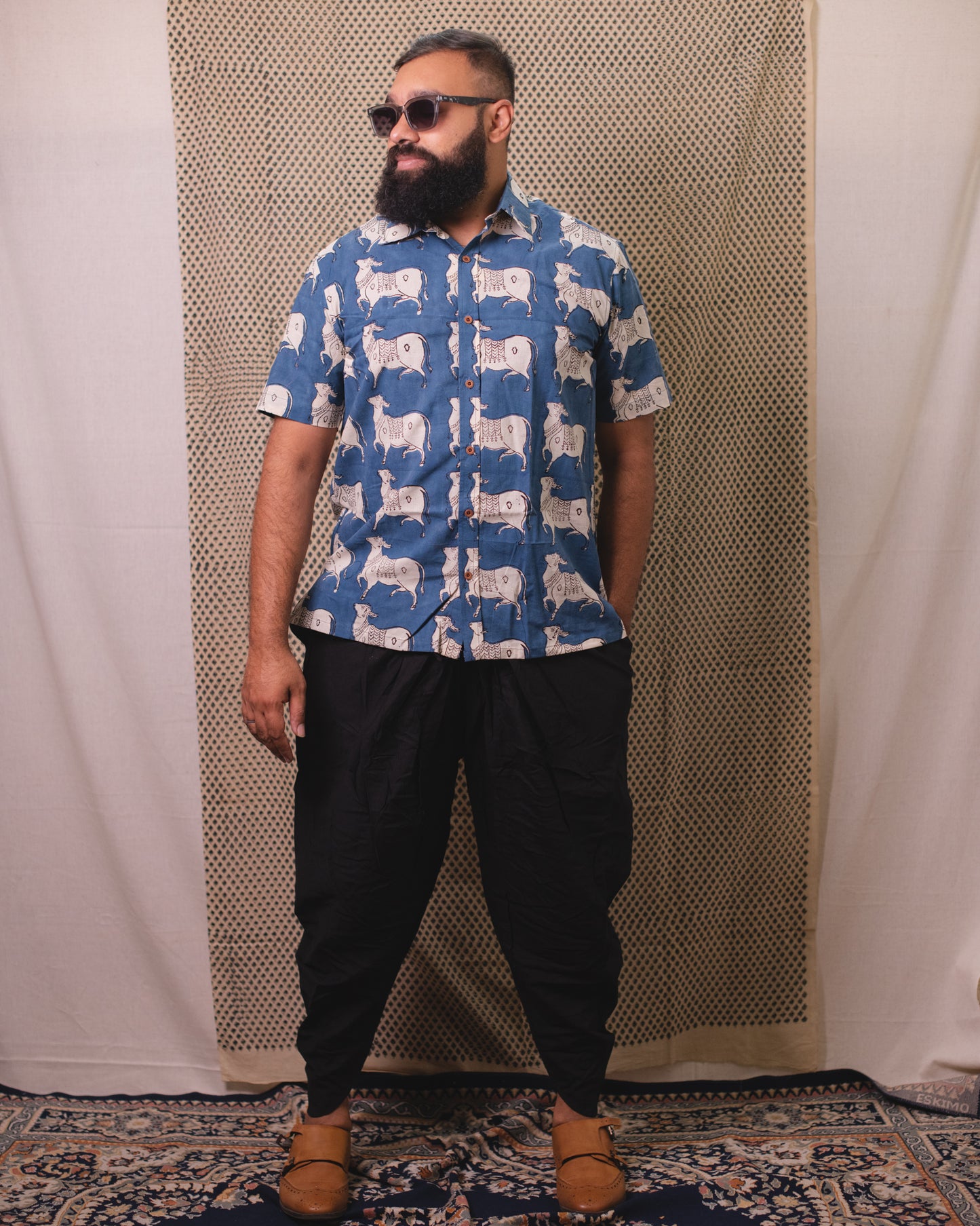 INDIGO BIG BULL SHIRT