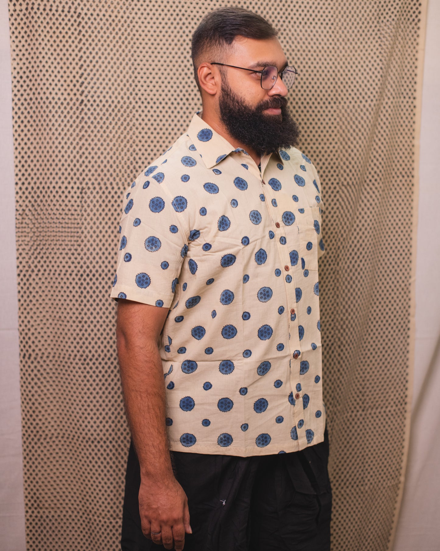 AJRAKH NATURAL INDIGO AMEOBA