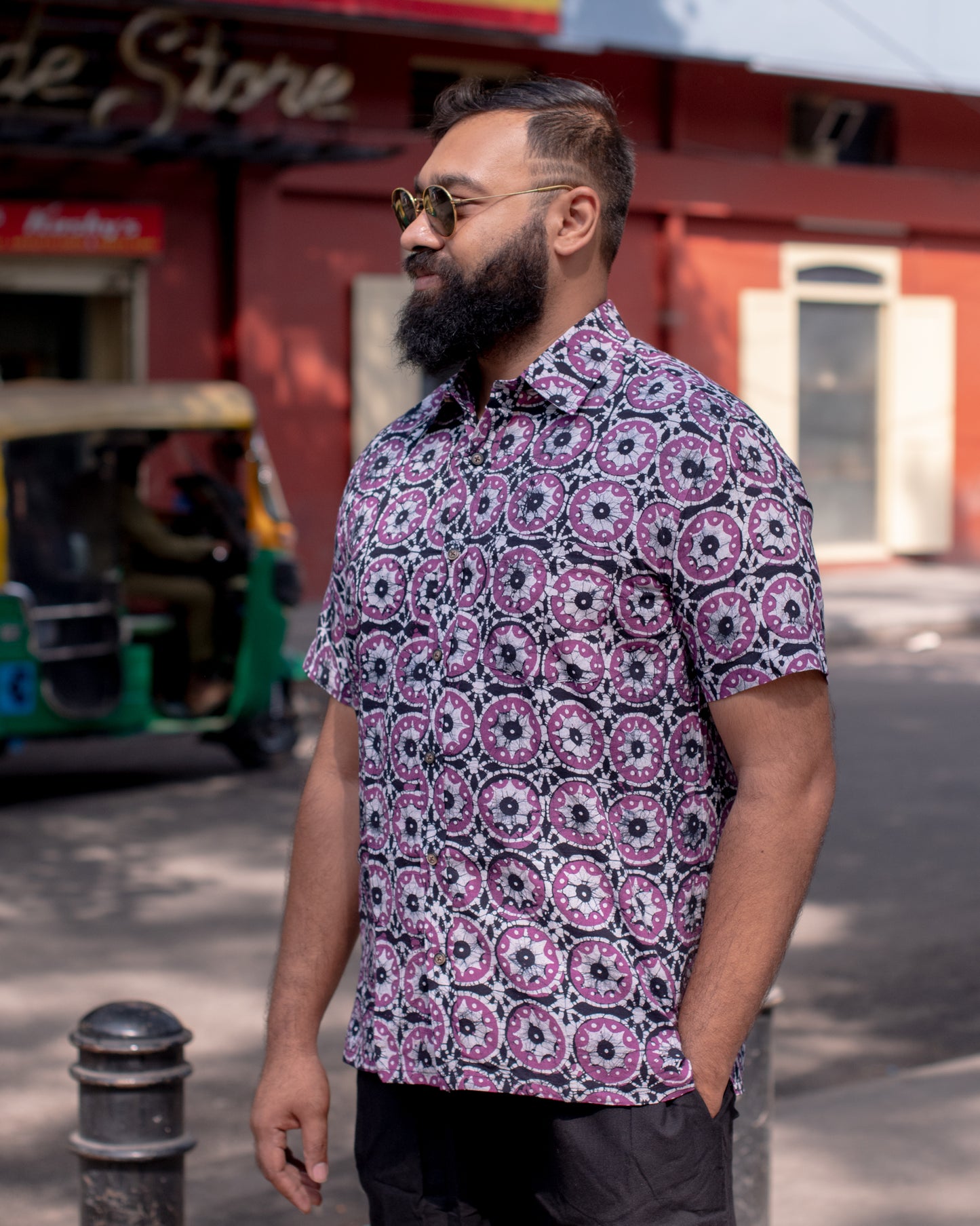 BATIK PURPLE PUPIL SHIRT
