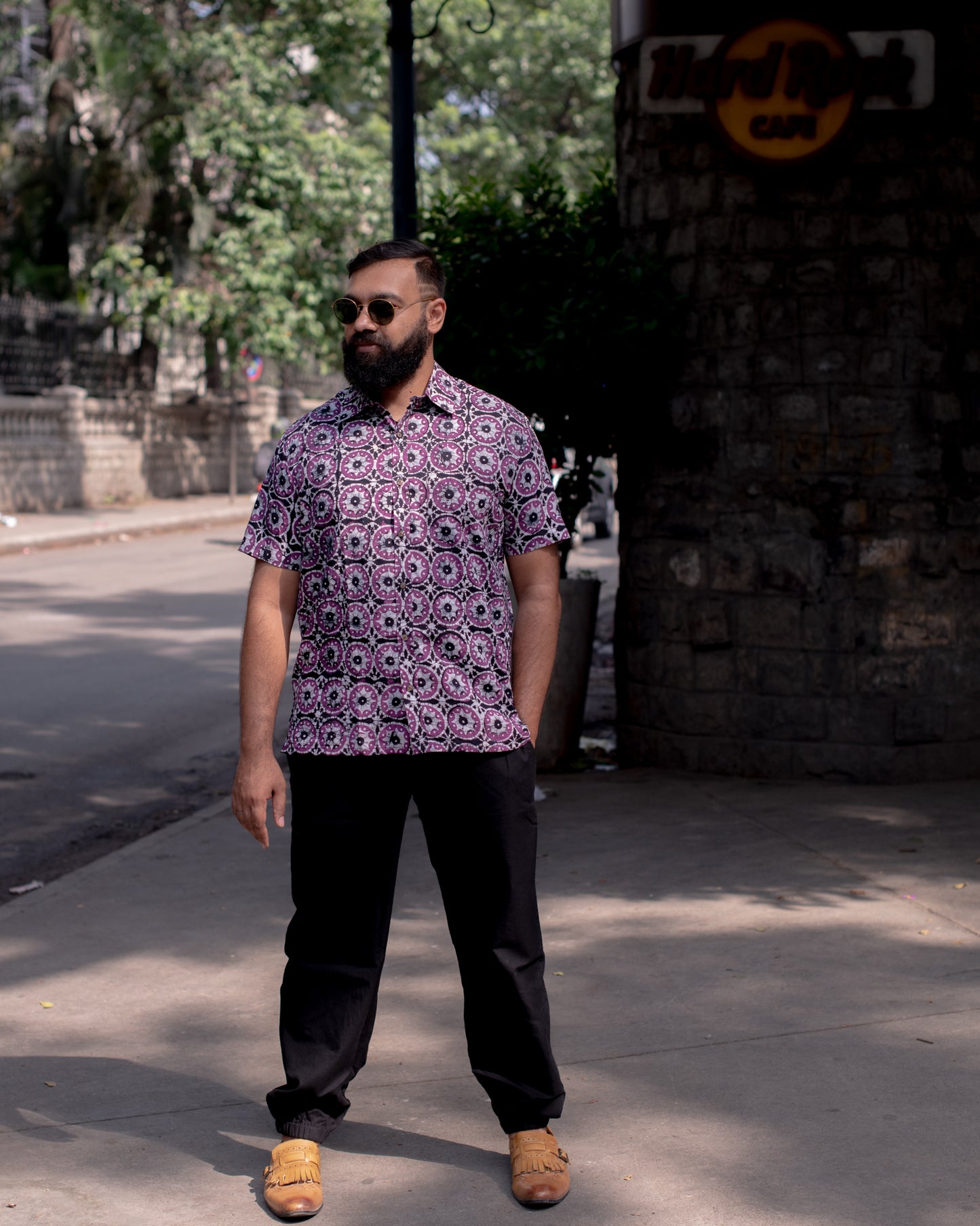 BATIK PURPLE PUPIL SHIRT