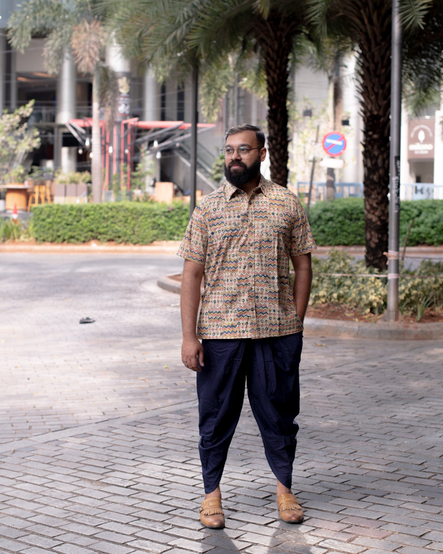 KALAMKARI PASTAL WAVE SHIRT