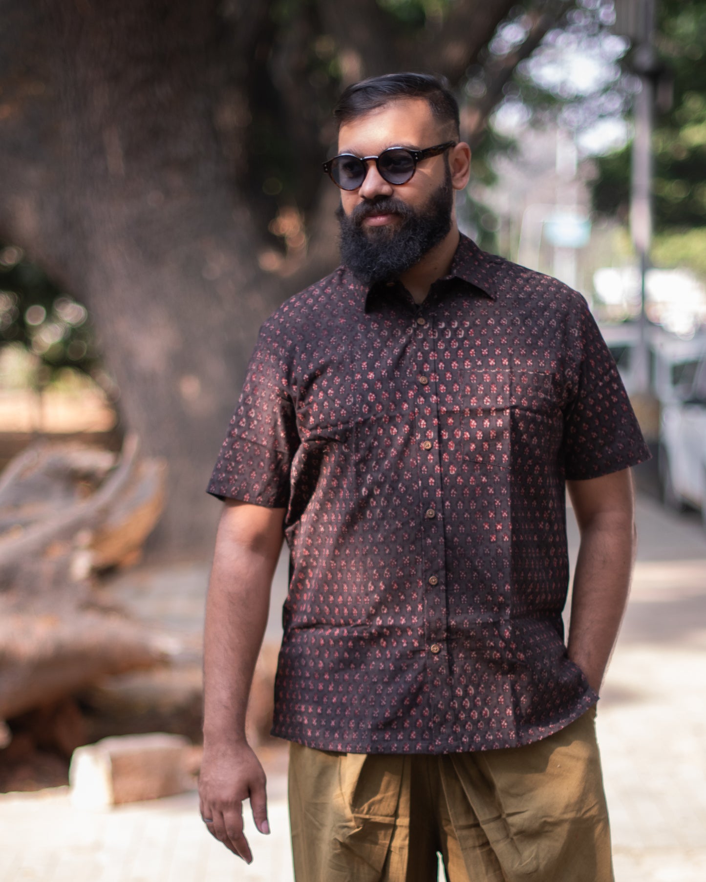 DABU KASHISH BUTTI SHIRT