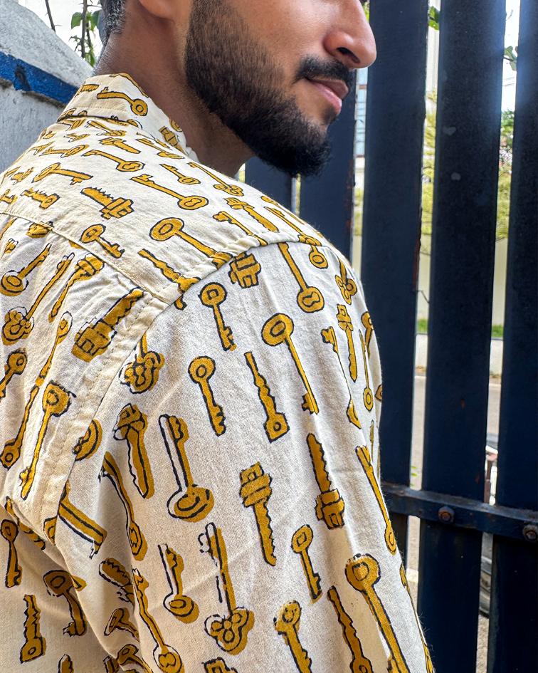 YELLOW KEY SHIRT