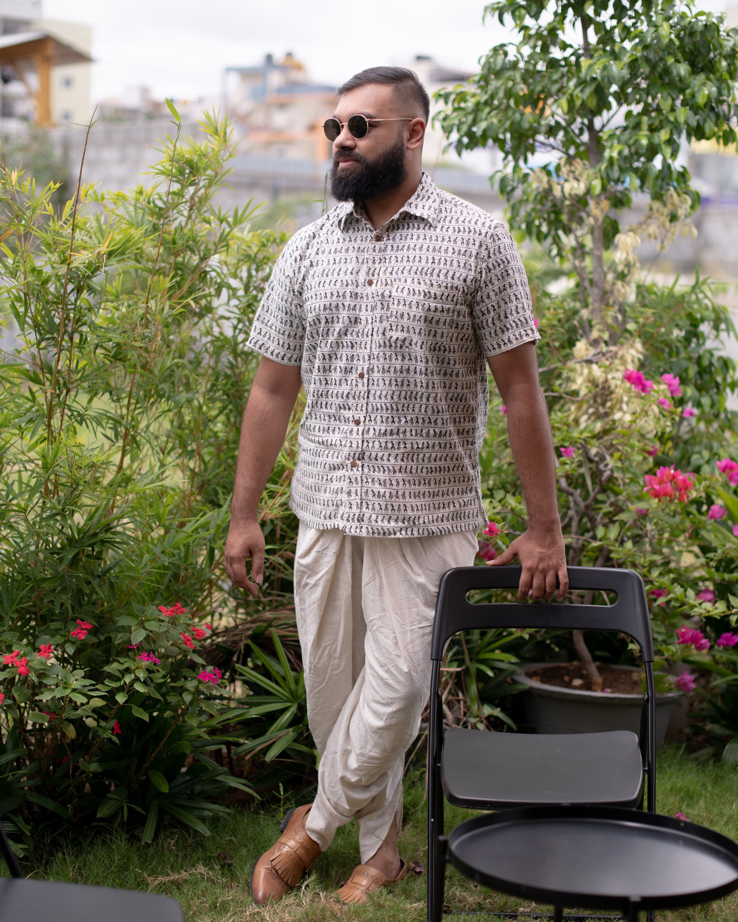 BLACK WARLI SHIRT