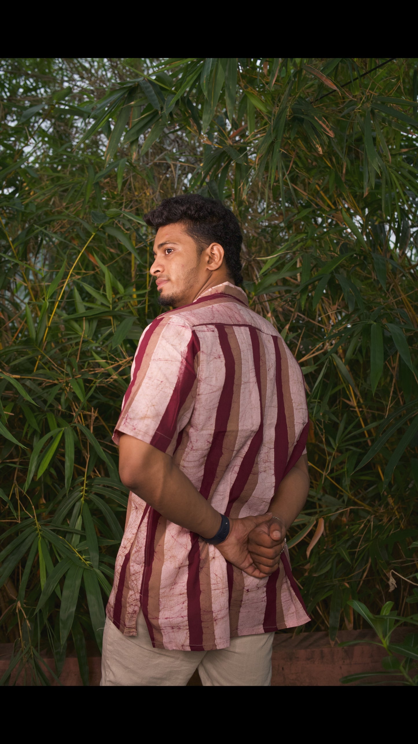 AJRAKH HENNA FLORAL SHIRT
