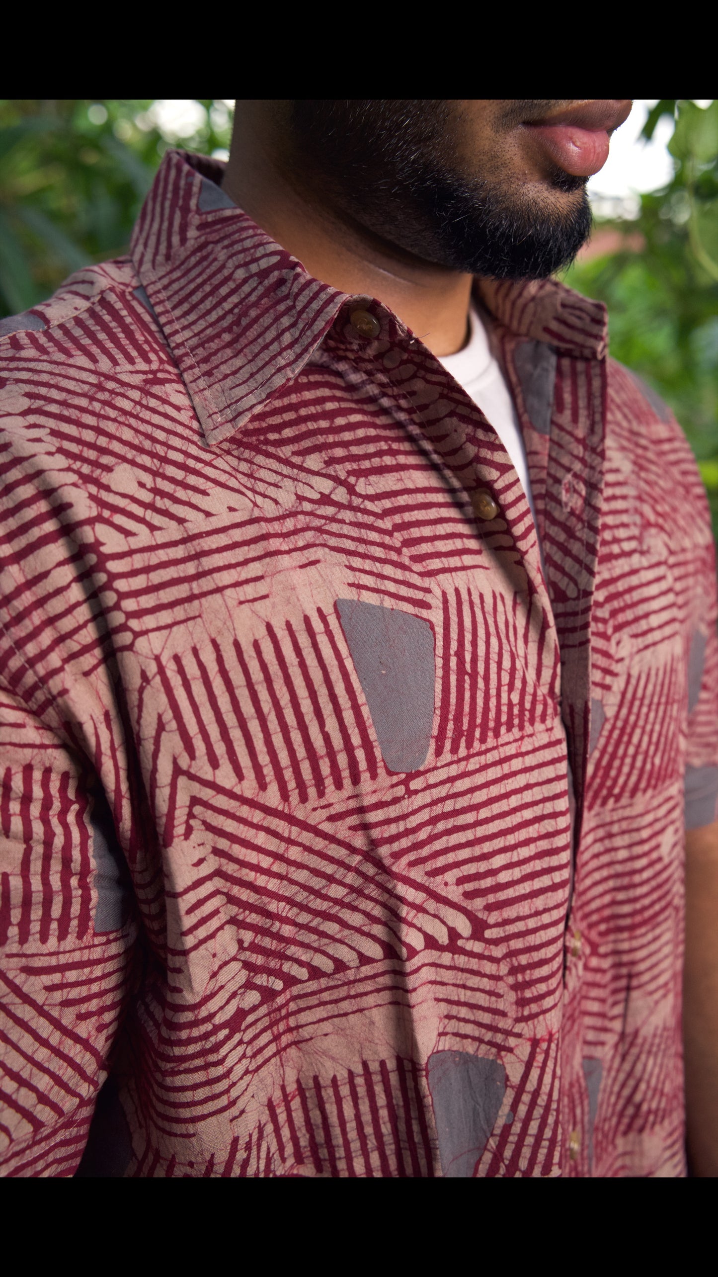 AJRAKH HENNA FLORAL SHIRT