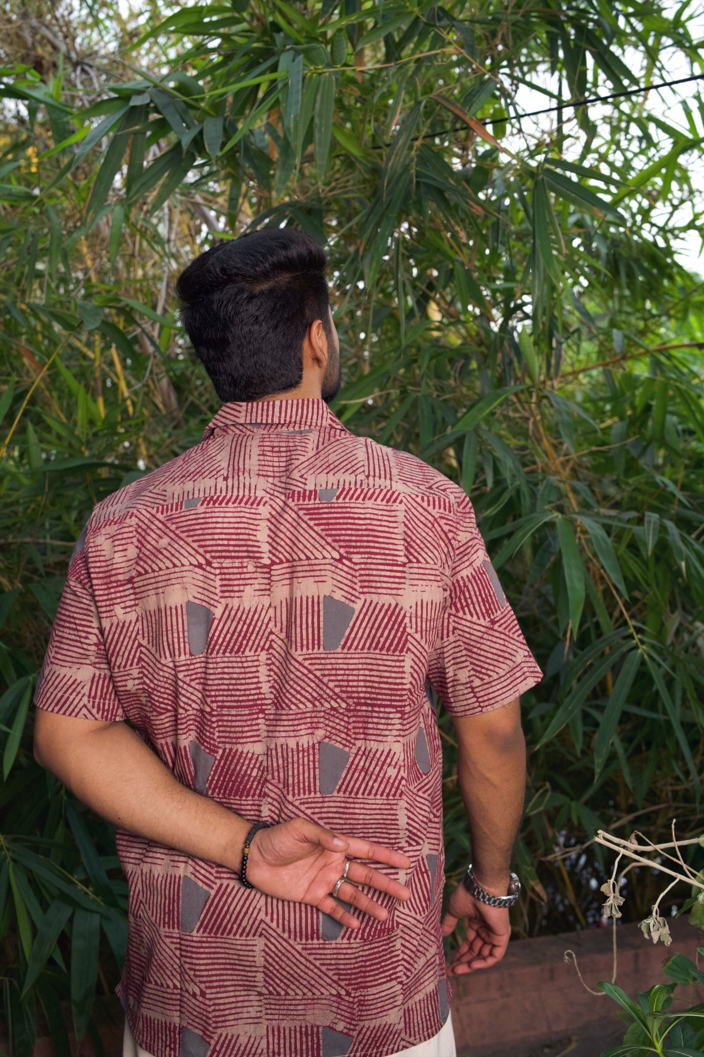 BATIK MAROON LEARIYA SHIRT