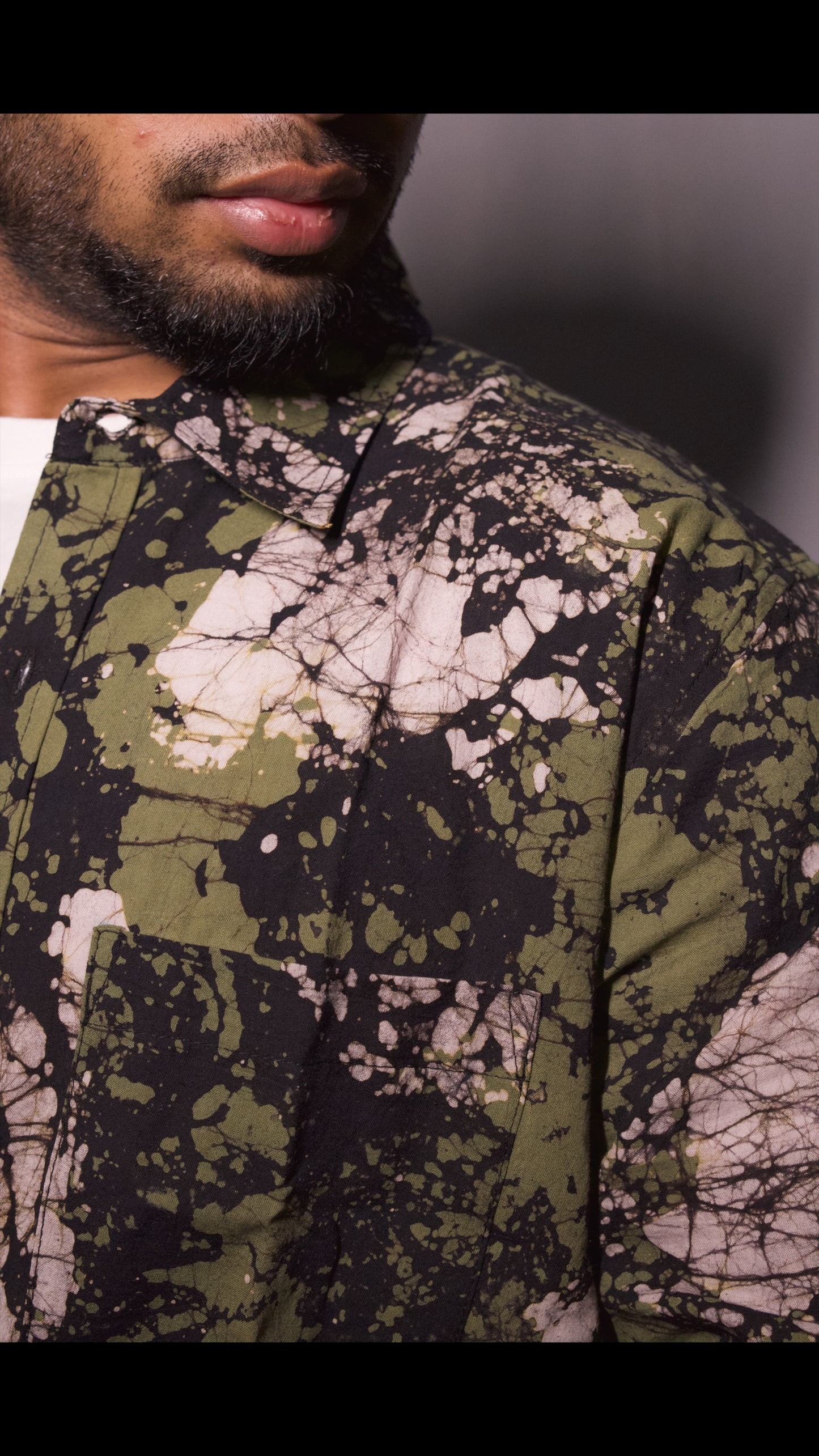 AJRAKH HENNA FLORAL SHIRT