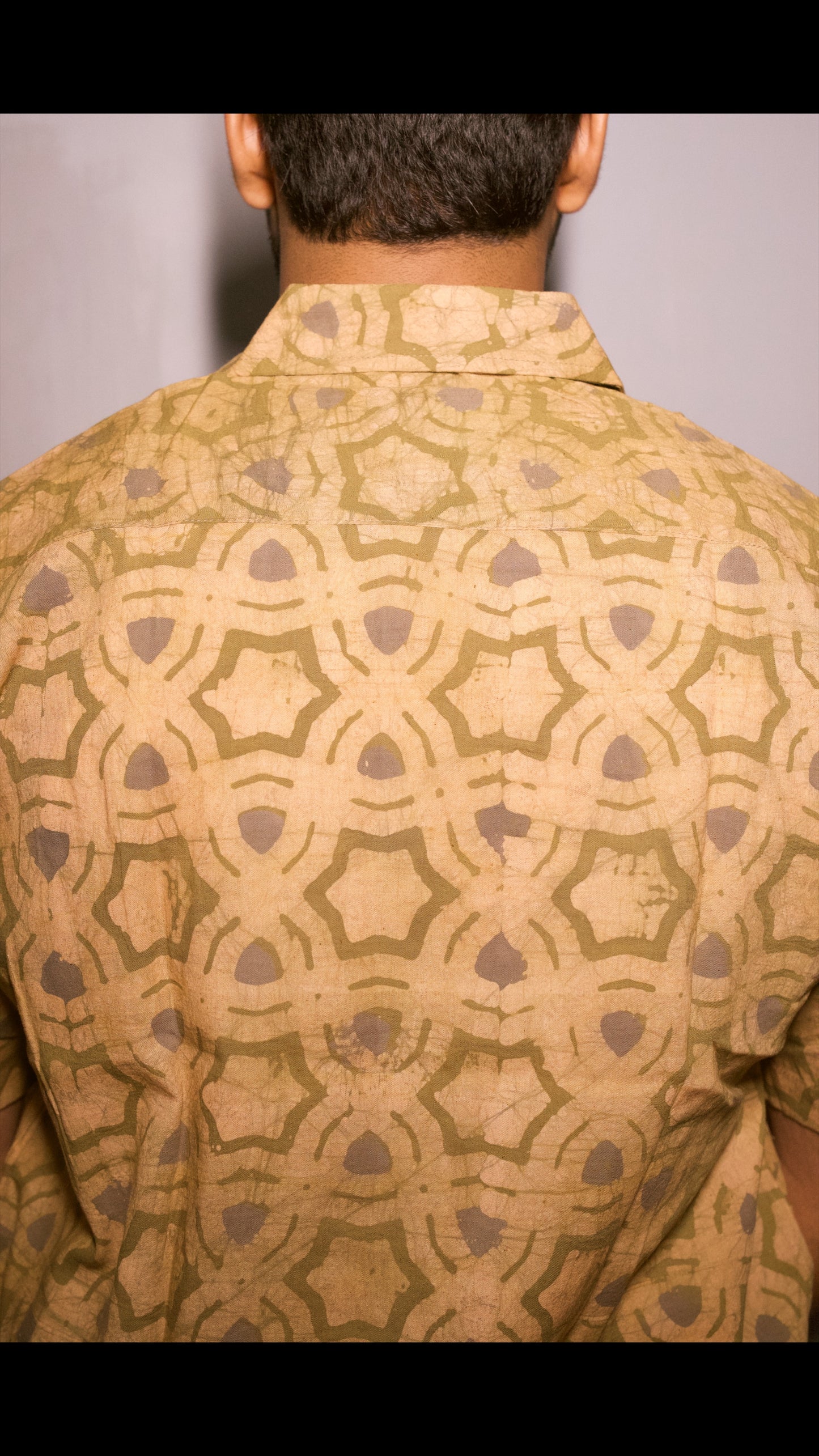 AJRAKH HENNA FLORAL SHIRT
