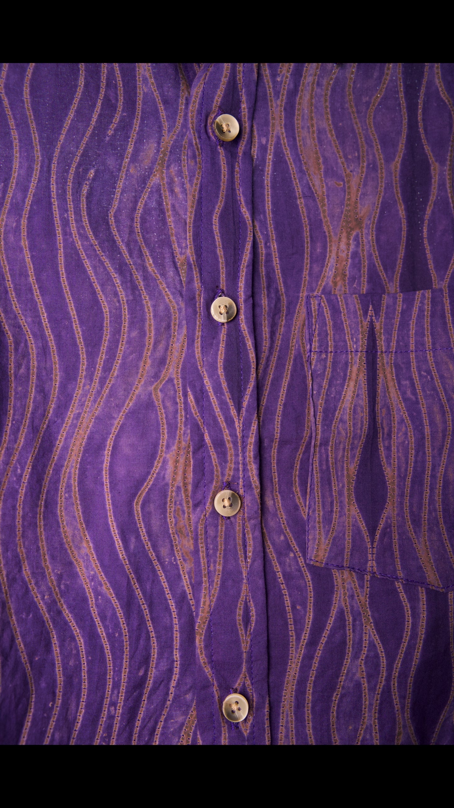 AJRAKH HENNA FLORAL SHIRT