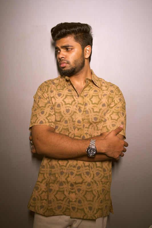 BATIK OLIVE STAR SHIRT