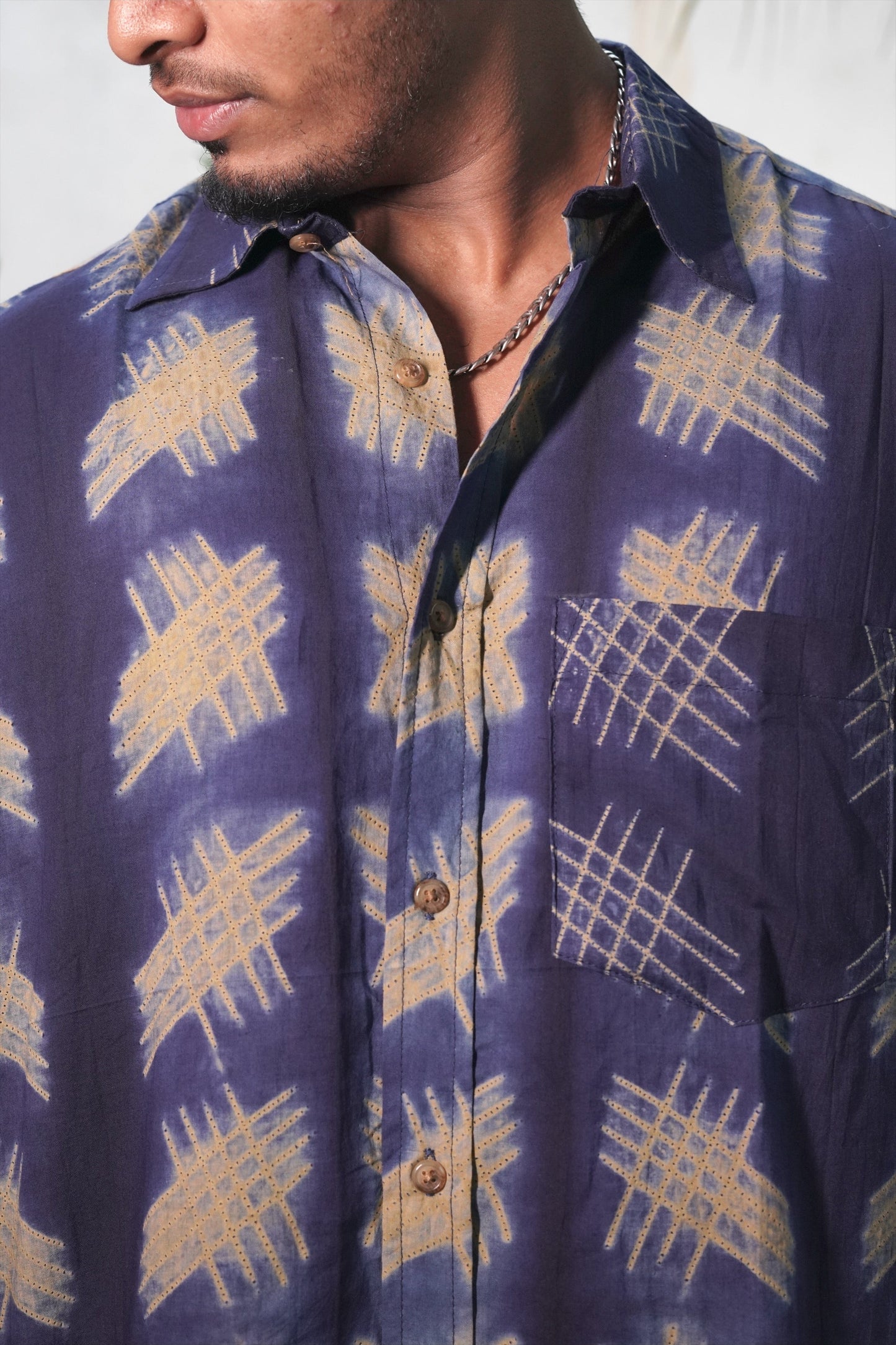 SHIBORI TIC TAC TOE SHIRT