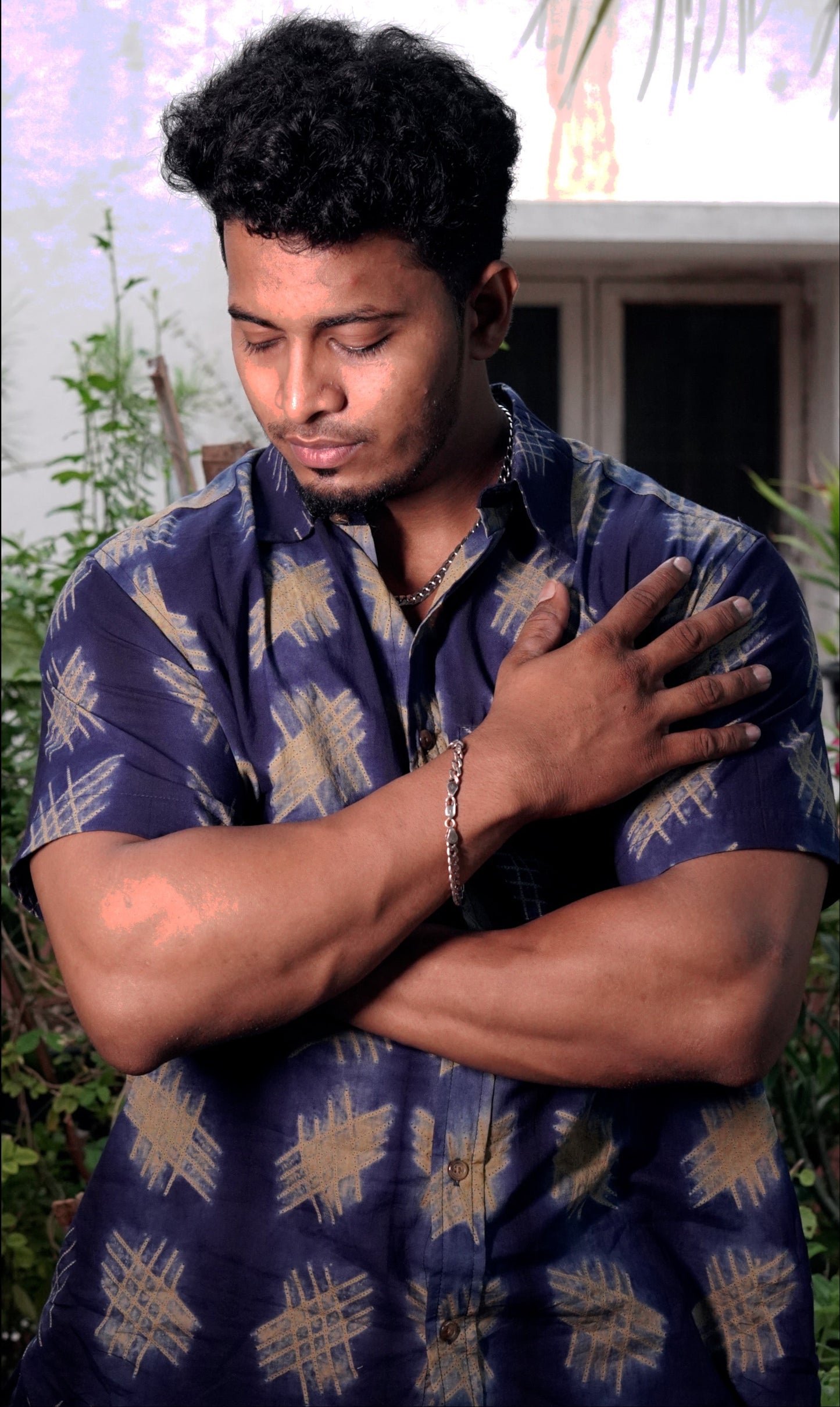 SHIBORI TIC TAC TOE SHIRT