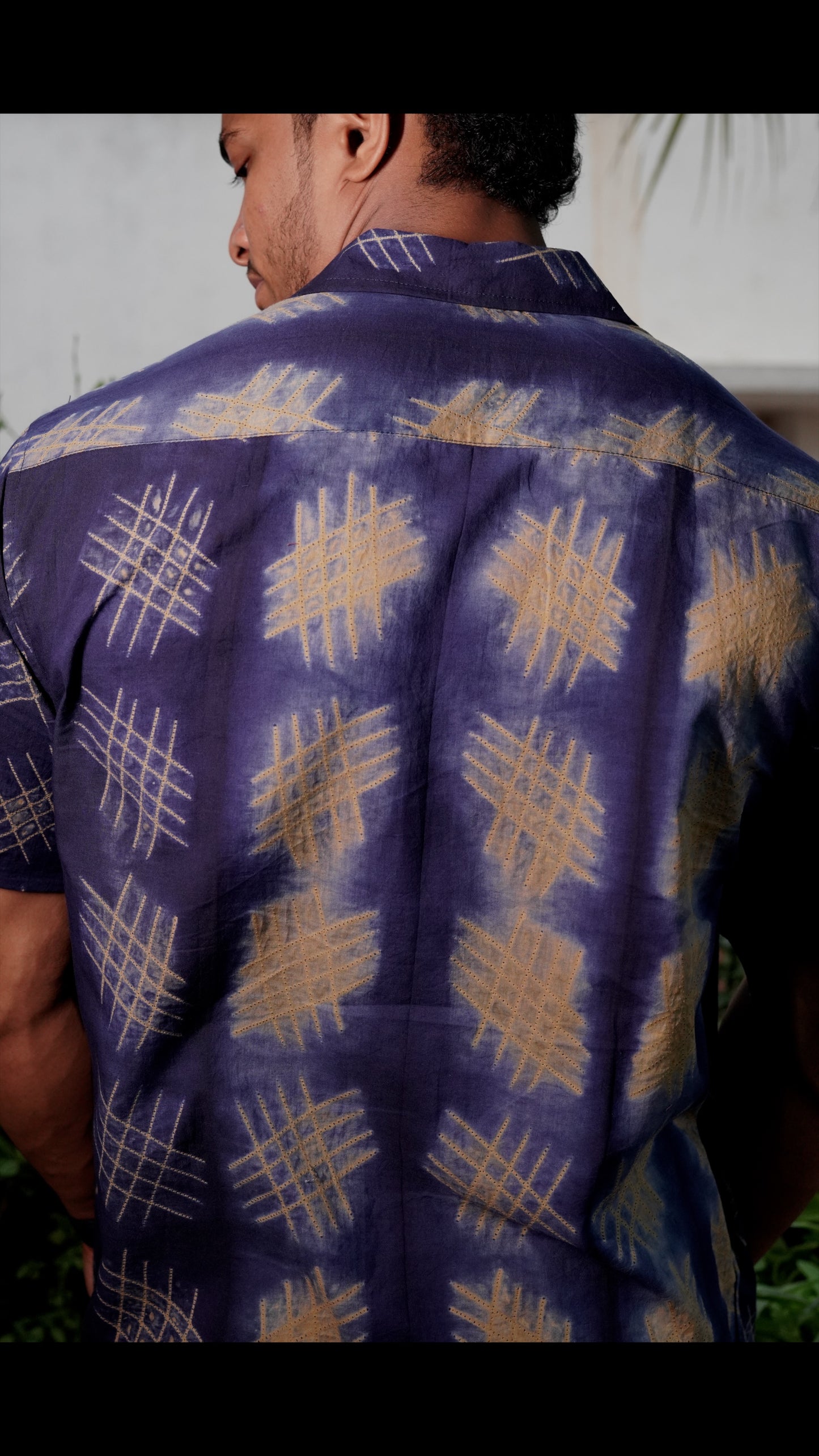 AJRAKH HENNA FLORAL SHIRT