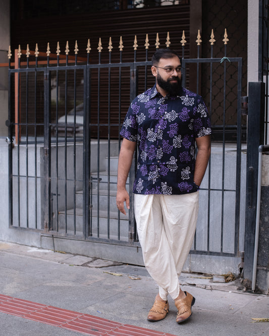 BATIK PURPLE DOLL SHIRT