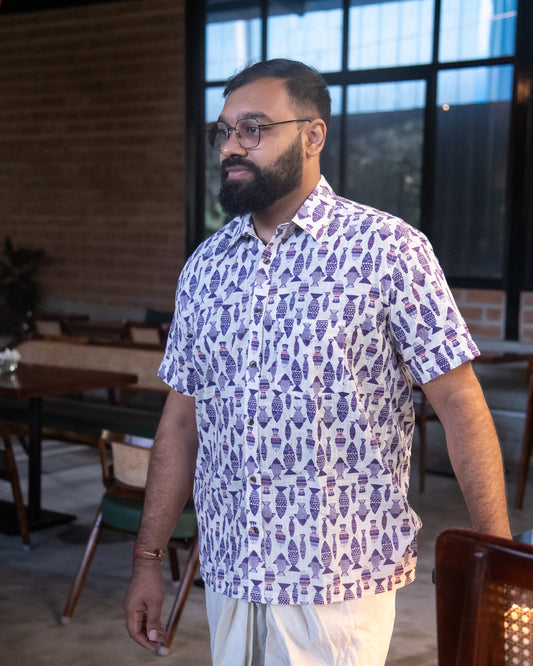 PURPLE FISH SHIRT