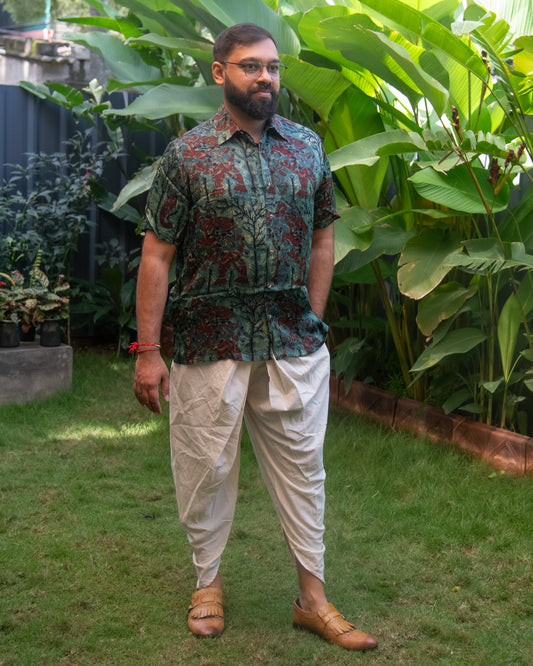 MODALE ABSTRACT ELEPHANT SHIRT