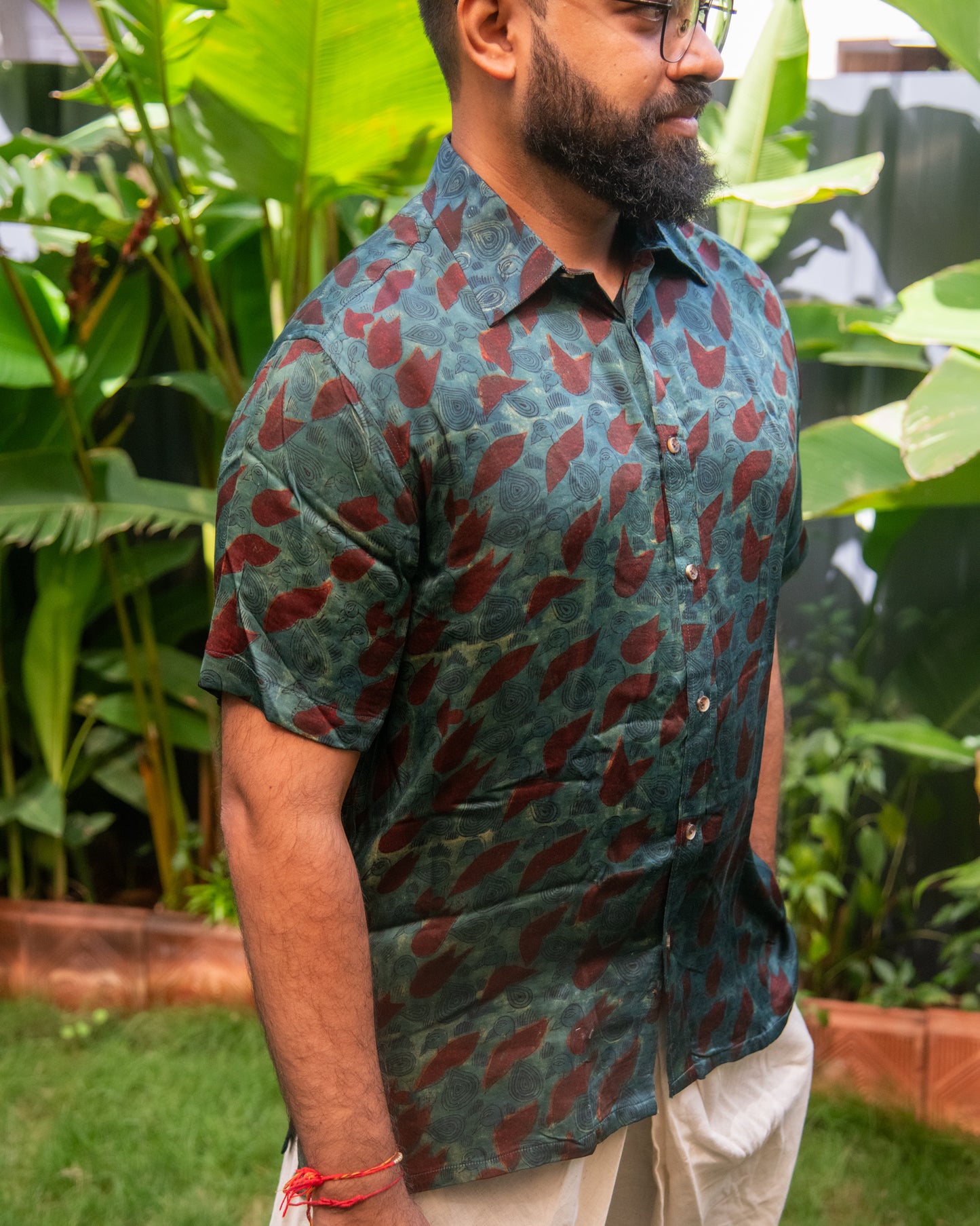 MODALE INDIGO BIRD SHIRT