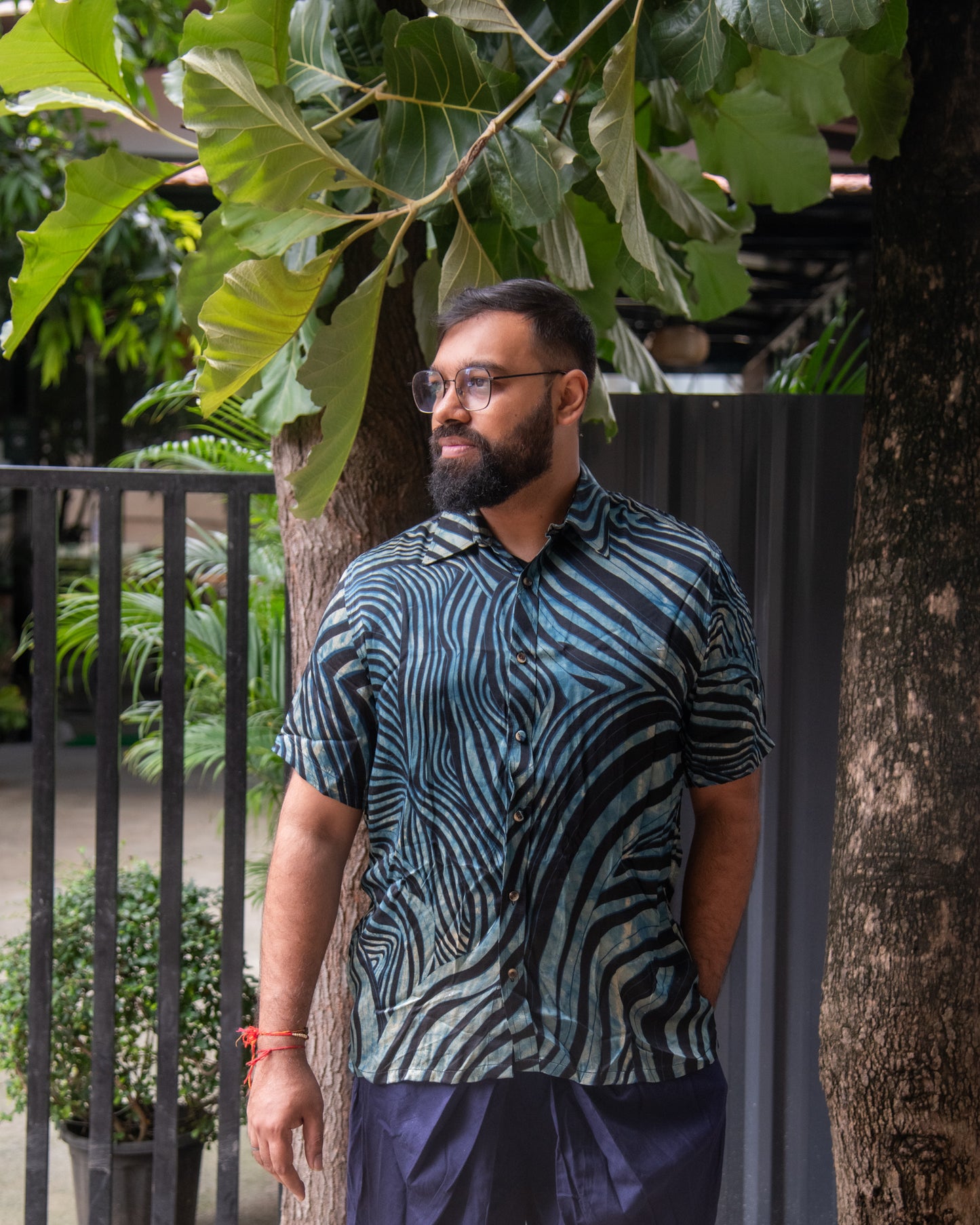 MODALE ZEBRA WAVES SHIRT