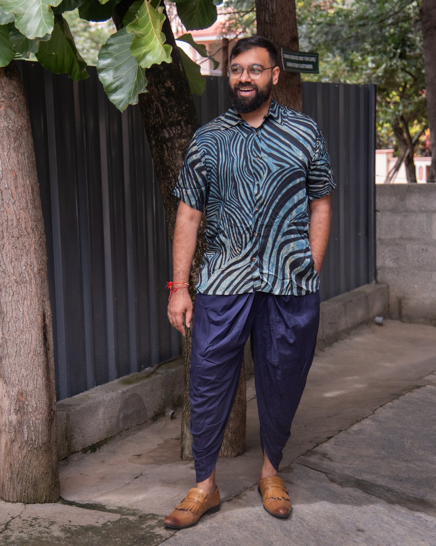MODALE ZEBRA WAVES SHIRT