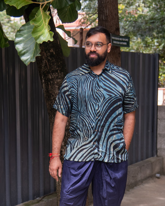 MODALE ZEBRA WAVES SHIRT