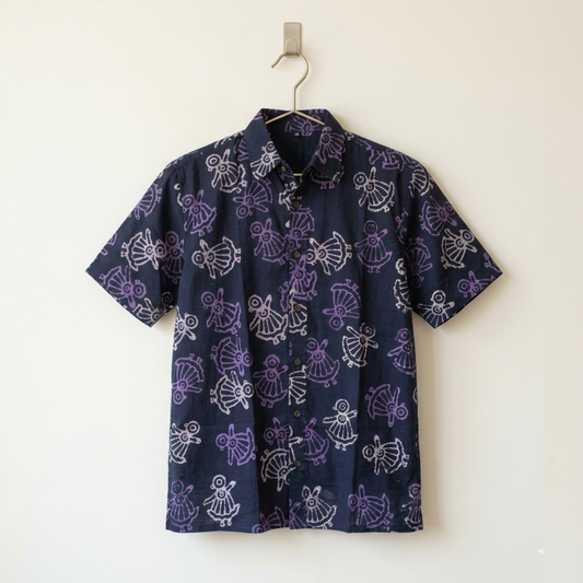 BATIK PURPLE DOLL SHIRT
