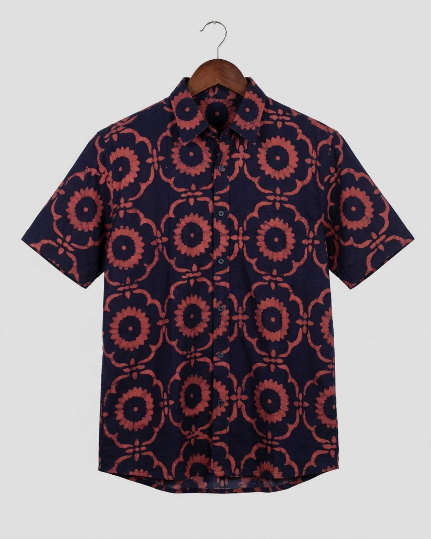 BATIK ORANGE FLORAL SHIRT