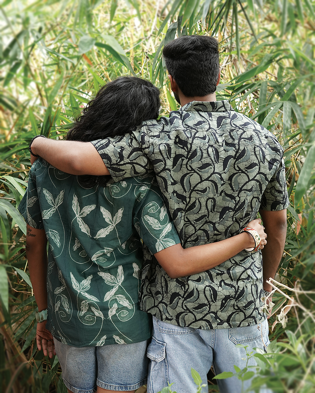AJRAKH HENNA FLORAL SHIRT