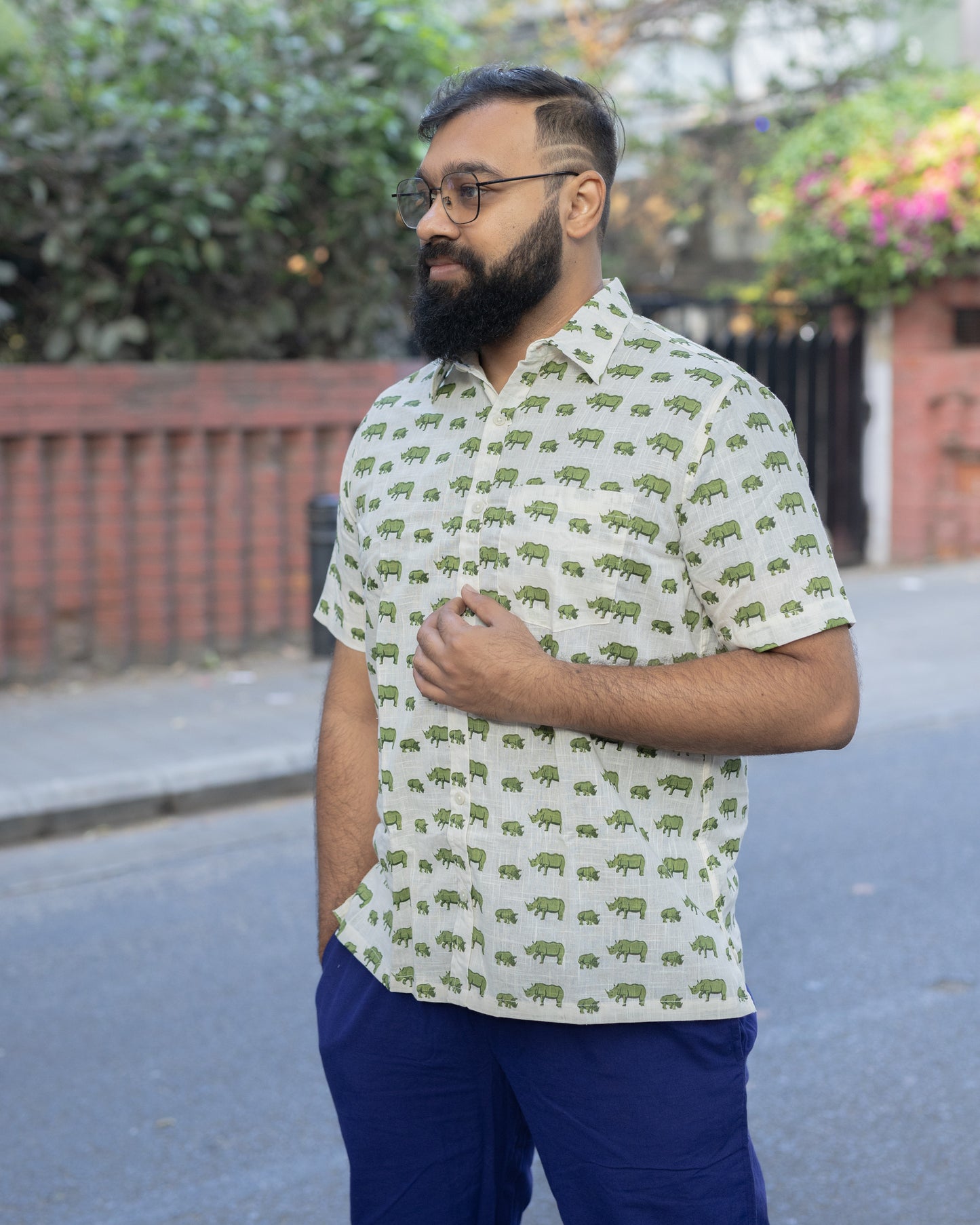 GREEN RHINO SHIRT