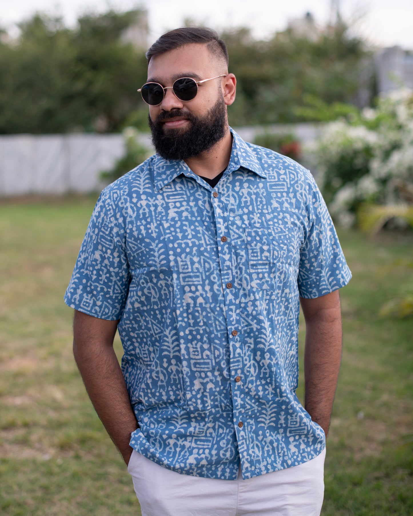 WARLI INDIGO SHIRT