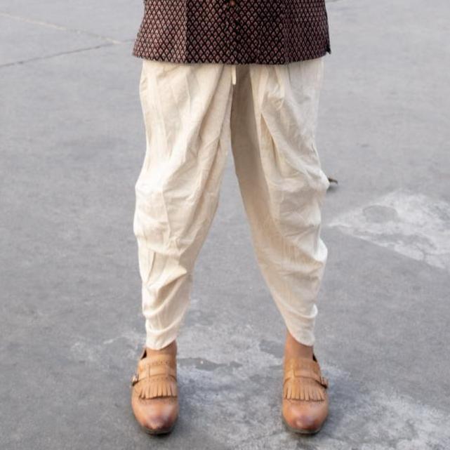 OFF WHITE AFGHAN PANTS